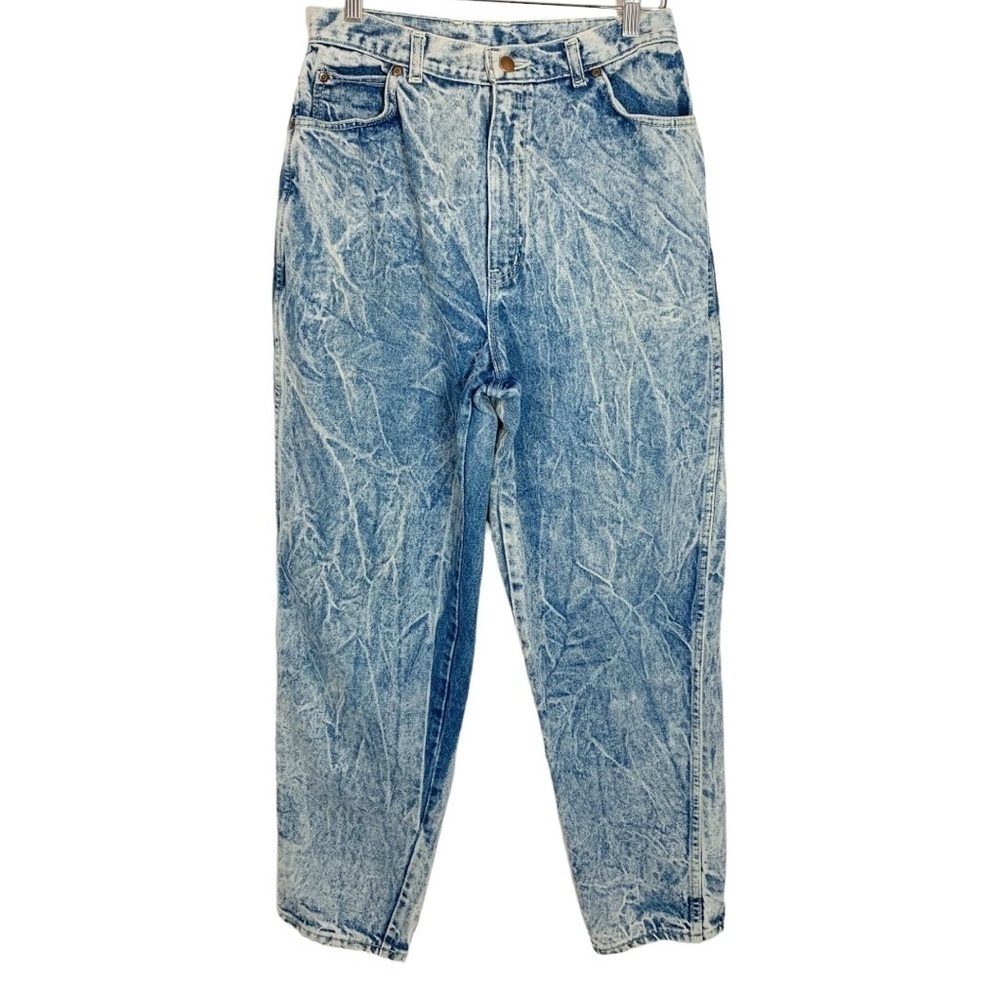 Vintage Acid Wash Relaxed Fit Baggy Jeans Size 28